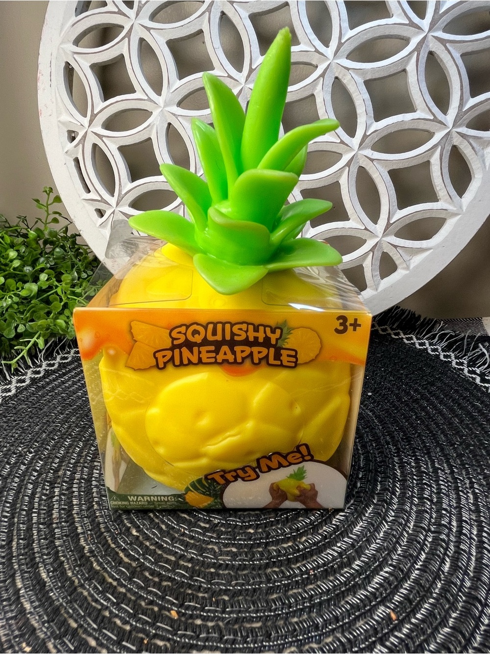 Sunny Days Toymendous Squeezy Pineapple Squishy Toy NEW